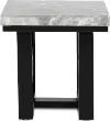 Luca Gray Marble End Table