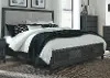 Burbank Black Queen Storage Bed