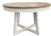 Americana White Round Dining Room Table