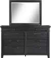 Glenna Black Dresser