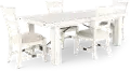 Marina White Sand 5 Piece Dining Set