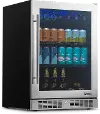 NBC224SS00 NewAir 24 Built-in Premium 224 Can Beverage Fridge - Stainless Steel