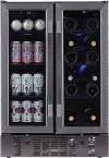 NWB076BS00 NewAir 24 Wine and Beverage Refrigerator - Black Stainless Steel