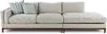 Kelsey Dove Beige 2 Piece Sectional