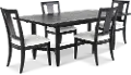 Callahan Black 5 Piece Dining Set
