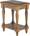 Augusta Brown Chairside Table
