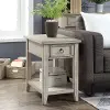 30443 Summerville Cream One-Drawer Chairside Table
