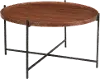 Huntly Round Brown Coffee Table