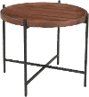73318 Huntly Brown Round Side Table