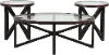 Cole Espresso Cocktail and End Table 3-Piece Set
