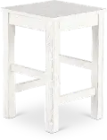 237-OT9000 River Place White Sofa Stool