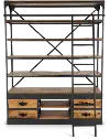 Neemrana Rustic Brown 80 Library Bookcase