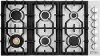 RC-BR-36 ZLINE Gas Cooktop - Stainless Steel, Brass 36 Inch