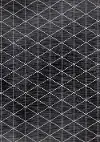 Faira Grey & Cream Geometric 8 x 10 Area Rug
