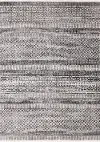 Evora Gray Striped 6 x 9 Area Rug