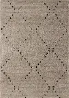 Rondo Beige Diamond Stitch 5 x 8 Shag Rug