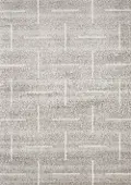 Merit Gray Lines 6 x 9 Area Rug