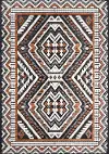 Lawson Gray & Orange Southwest 5 x 8 Area Rug