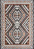 Lawson Gray & Orange Southwest 5 x 8 Area Rug