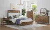 Margo Walnut Brown 4 Piece Queen Bedroom Set
