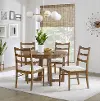 Margo Walnut Brown 5 Piece Dining Room Set