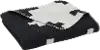 Black and White Reversable Plus Sign Throw
