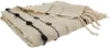 Black and White Knotted Throw