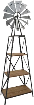 94.50 Inch Windmill Floor Shelf
