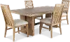 Loft Harbor Weathered Oak 5 Piece Dining Room Set