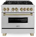 RAZ-36-CB ZLINE Autograph Edition 4.6 cu ft Dual Fuel Range - Stainless Steel