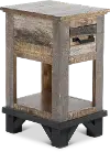 Loft Brown Chairside Table