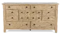 175S-BR31 Grandpa's Cabin Light Brown Dresser