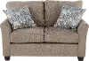 Tara Light Brown Loveseat