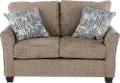 TARA3 LOVESEAT LOGAN ACORN Tara Light Brown Loveseat
