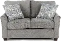 TARA3 LOVESEAT LOGAN NICKEL Tara Gray Loveseat