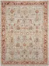 Sahar 8 x 10 Ivory Medallion Area Rug