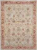 Sahar 8 x 10 Ivory Medallion Area Rug