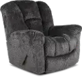 Equalizer Charcoal Gray Manual Rocker Recliner