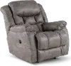 Blockbuster Pewter Power Rocker Recliner