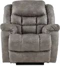 Blockbuster Pewter Power Rocker Recliner