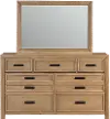 Brayden Light Brown Dresser