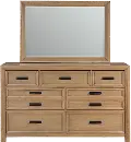 Brayden Light Brown Dresser