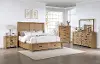 Brayden Light Brown 4 Piece King Bedroom Set
