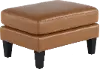 Cameron Brown Leather Ottoman