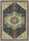 Francesca 8 x 11 Traditional Blue Area Rug