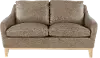 Cammack Sandy Brown Leather Loveseat