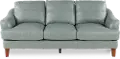 Palmer Ice Blue Leather Sofa