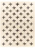 Berber 8 x 10 Contemporary Swiss Cream Shag Rug
