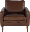 Volcano Brown Leather Chair