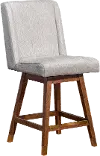 Constantine Beige Swivel Counter Height Stool